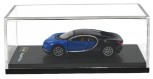 BUGATTI CHIRON 1:64 METAL. BLUE, BBURAGO