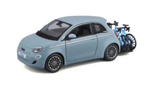 EUROTREK - FIAT 500E (2023) WITH BIKES LIGHT BLUE
