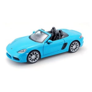PORSCHE 718 BOXTER BLUE 1:24 BBURAGO, BBURAGO