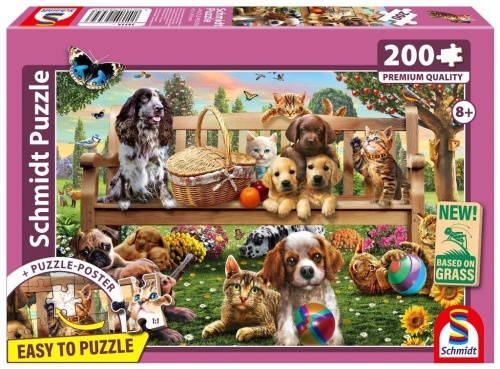 Puzzle PQ 200 Czas na piknik G3, Schmidt