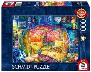 PUZZLE PQ 1000 PRZYTULNA KRYJÓWKA G2, SCHMIDT