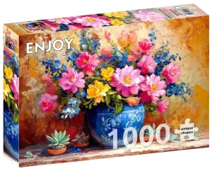 PUZZLE 1000 KOLOROWY BUKIET, ENJOY