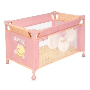 ŁÓŻECZKO HONEY DLA LALEK DO 48CM, DECUEVAS TOYS