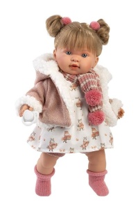 LALKA PŁACZĄCA ALEXANDRA 42CM, LLORENS