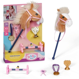 BABY BORN - HOBBY HORSING SET 43CM, ZAPF