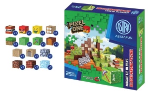 KLOCKI MAGNETYCZNE PIXEL ONE FARMA 25EL ASTRA