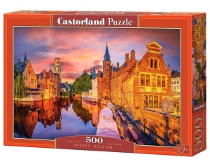 PUZZLE 500 BRUGES, BELGIUM CASTOR, CASTORLAND