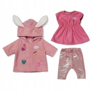 BABY BORN - COAT SET WITH DRESS 43CM, ZAPF
