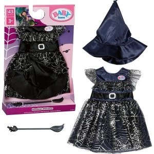BABY BORN - WITCH DRESS 43CM, ZAPF