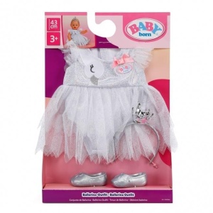 BABY BORN - BALLERINA OUTFIT 43CM, ZAPF