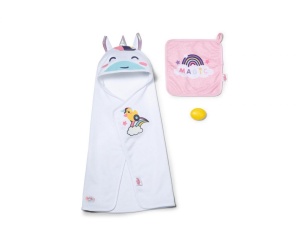 BABY BORN - HOODED TOWEL SET, ZAPF