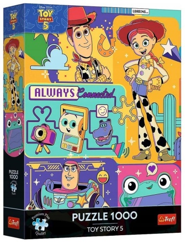 Puzzle 1000 Toy Story 5 świat zabawek TREFL, Trefl