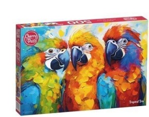 PUZZLE 500 TROPICAL TRIO, CHERRYPAZZI