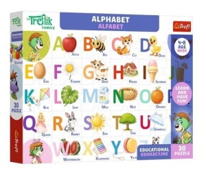 PUZZLE 30 TREFLIKI - ALFABET TREFL, TREFL