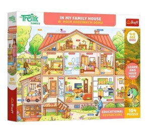 PUZZLE 104 TREFLIKI W MOIM RODZINNYM DOMU TREFL