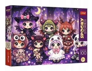 PUZZLE 100 SPOOKY STORIES - LEŚNA DRUŻYNA... TREFL