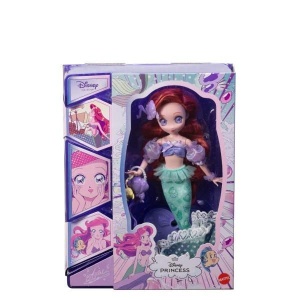 DISNEY COLLECTOR LALKA ARIELKA MANGA, MATTEL