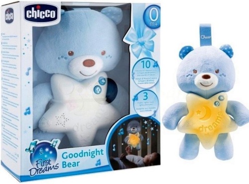 Miś na dobranoc niebieski, Chicco