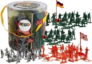 FIGURKI ŻOŁNIERZY 100EL, LEANTOYS