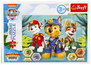 PUZZLE 20 MINIMAXI WESOŁE PIESKI 2 TREFL, TREFL
