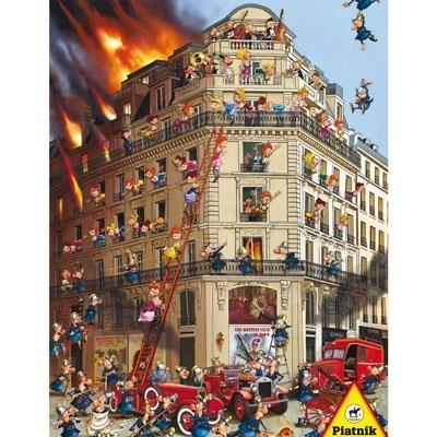 Puzzle 1000 - Straż pożarna PIATNIK, Piatnik