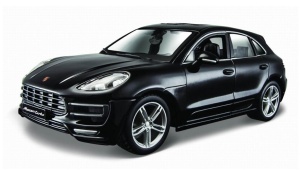 PORSCHE MACAN BLACK 1:24 BBURAGO, BBURAGO