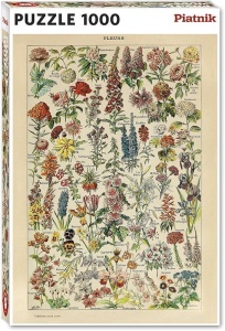 PUZZLE 1000 - MILLOT, KWIATY PIATNIK, PIATNIK