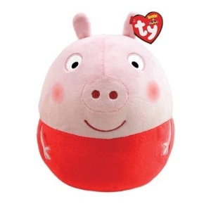 TY SQUISHY BEANIES PEPPA PIG 22CM, TY
