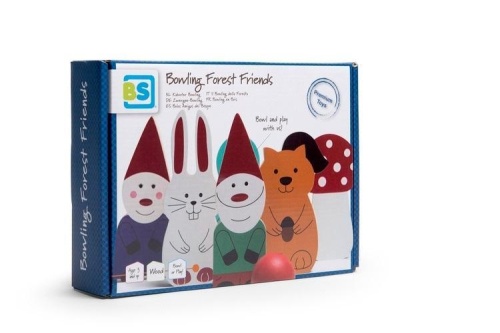Kręgle drewniane krasnoludki, BS Toys