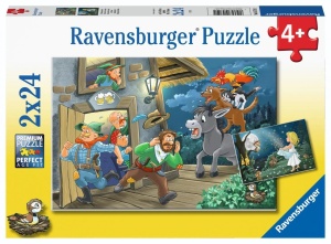 PUZZLE 2X24 FAIRYTALES, RAVENSBURGER