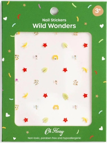 Naklejki na paznokcie dla dzieci Wild Wonders