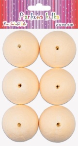 PIANKOWE KULKI 4CM 6SZT, ALIGA