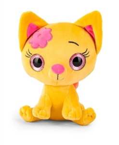 MASKOTKA KOT ŻÓŁTY 20CM, DAFFI