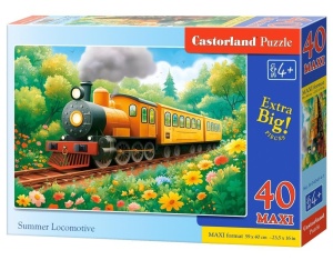 PUZZLE 40 SUMMER LOCOMOTIVE, CASTORLAND