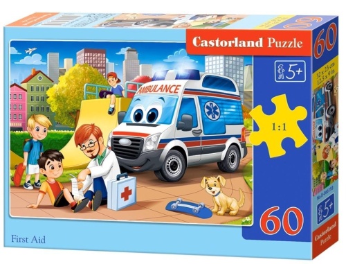 Puzzle 60 First Aid CASTOR, Castorland