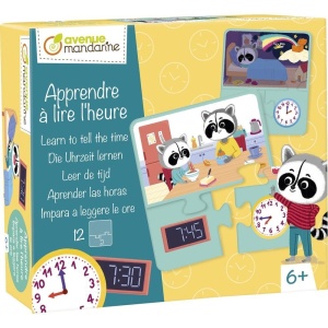 PUZZLE 3 NAUKA ZEGARA, CLAIREFONTAINE