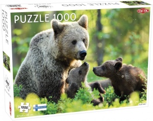 PUZZLE 1000 LOVERS BEAR FAMILY, TACTIC