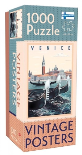 Puzzle 1000 Lovers Vintage Posters Venice, Tactic