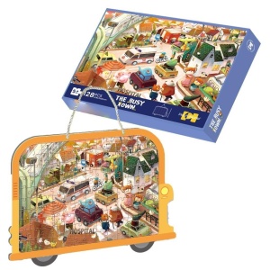 PUZZLE 128 MIASTECZKO, ASKATO