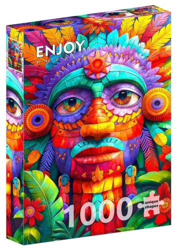 Puzzle 1000 Kolorowy totem, Enjoy
