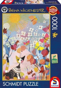 PUZZLE 1000 ROSINA WACHTMAISTER KOTEK W PASKI