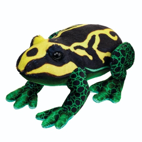Żaba czarno - żólta 13cm, Beppe