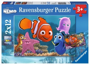 PUZZLE 2X12 NEMO'S JOURNEY, RAVENSBURGER