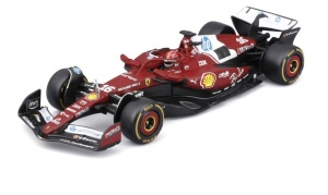 FERRARI FORMULA (WITH HELMET & PLASTIC STAND) 1:43