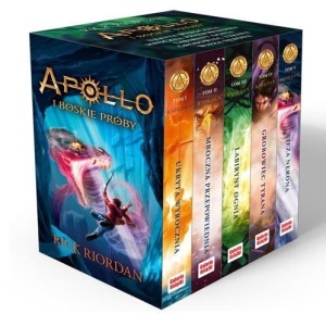 PAKIET: APOLLO I BOSKIE PRÓBY T.1-5, RICK RIORDAN