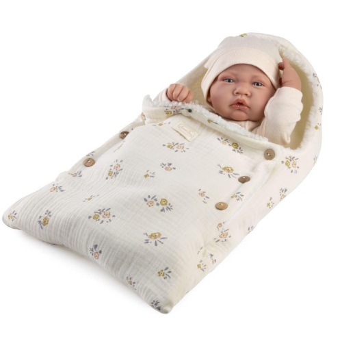 Lalka hiszpańska Lua w śpiworku 42cm, Antonio Juan