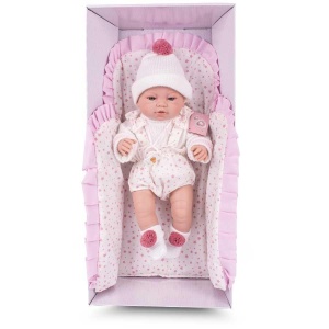 LALKA HISZPAŃSKA BOBAS Z AKCESORIAMI 42CM, BERBESA