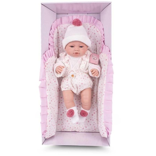 Lalka hiszpańska bobas z akcesoriami 42cm, Berbesa