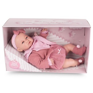 LALKA HISZPAŃSKA BOBAS SARA W MODNYM UBRANKU 44CM