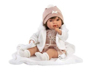 LALKA PŁACZĄCA CARLA 42CM, LLORENS